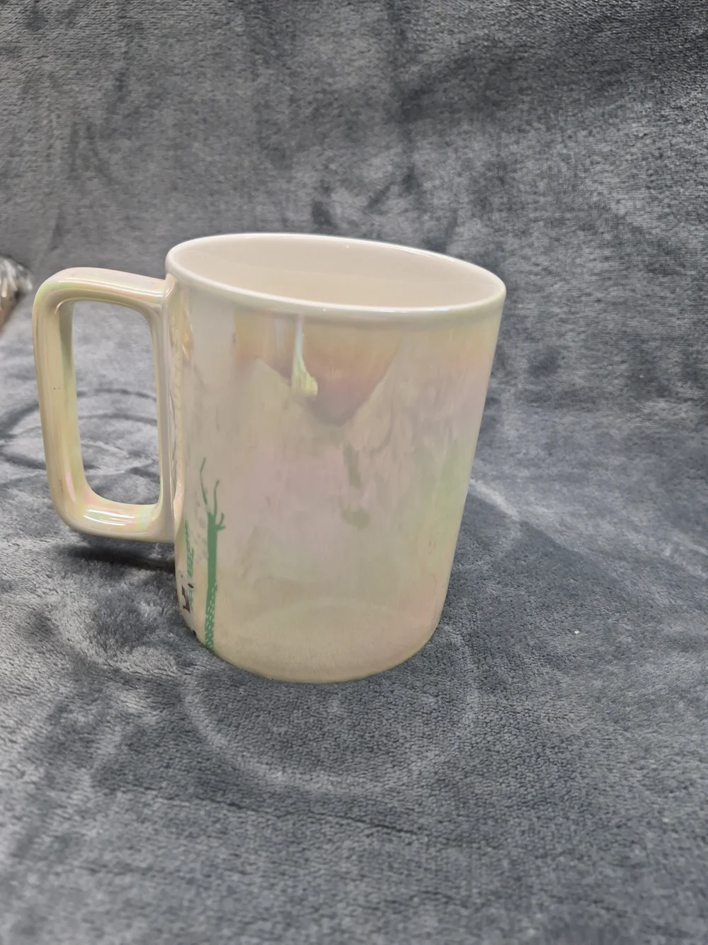 Starbucks Holiday 2020 Deer Forest Iridescent Ceramic Coffee Mug Cup 14oz
